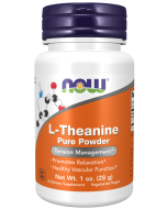 NOW Foods L-Theanine Powder, Pure - 1 oz.