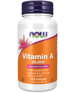 NOW Foods Vitamin A 25,000 - 250 Softgels