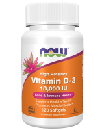 NOW Foods Vitamin D-3 10,000 IU - 120 Softgels