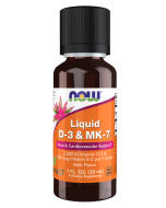 NOW Foods Liquid D-3 & MK-7 - 1 fl. oz.