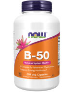 NOW Foods Vitamin B-50 mg - 250 Veg Capsules