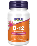 NOW Foods Vitamin B-12 2,000 mcg - 100 Lozenges