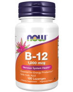 NOW Foods Vitamin B-12 1000 mcg - 100 Lozenges