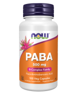 NOW Foods PABA 500 mg - 100 Veg Capsules