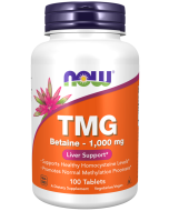 NOW Foods TMG Betaine 1,000 mg - 100 Tablets