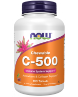 NOW Foods Vitamin C-500 Cherry Chewable - 100 Tablets