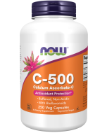 NOW Foods Vitamin C-500 Calcium Ascorbate-C - 250 Veg Capsules