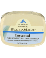 Clearly Natural Unscented Glycerite Bar Soap, 4 oz.