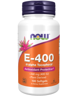 NOW Foods Vitamin E-400 D-Alpha Tocopheryl - 100 Softgels