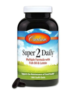 Carlson Super 2 Daily Multi, 180 Softgels