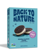 Back to Nature Double Classic Creme Sandwich Cookies - Front view