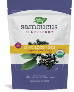 Nature's Way Sambucus Elderberry Zinc Lozenges, Elderberry, 24 Lozenges