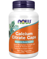 NOW Foods Calcium Citrate - 120 Veg Capsules