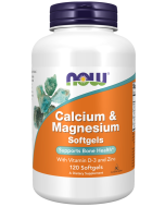 NOW Foods Calcium & Magnesium - 120 Softgels