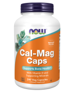 NOW Foods Cal-Mag Caps - 240 Veg Capsules