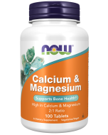 NOW Foods Calcium & Magnesium - 100 Tablets