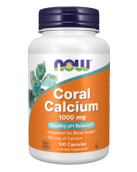 NOW Foods Coral Calcium 1000 mg - 100 Veg Capsules