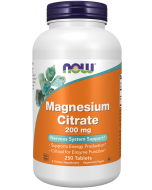 NOW Foods Magnesium Citrate 200 mg - 250 Tablets