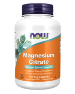 NOW Foods Magnesium Citrate - 120 Veg Capsules