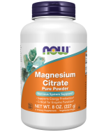 NOW Foods Magnesium Citrate Pure Powder - 8 oz