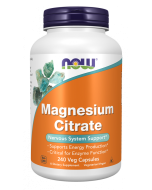 NOW Foods Magnesium Citrate - 240 Veg Capsules