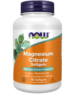 NOW Foods Magnesium Citrate - 90 Softgels