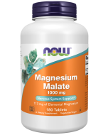 NOW Foods Magnesium Malate 1000 mg - 180 Tablets