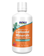 NOW Foods Colloidal Minerals, Raspberry Flavor Liquid - 32 fl. oz.