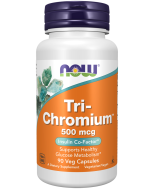 NOW Foods Tri-Chromium™ 500 mcg with Cinnamon - 90 Veg Capsules