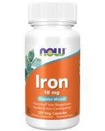 NOW Foods Iron 18 mg - 120 Veg Capsules