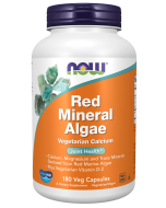 NOW Foods Red Mineral Algae - 180 Veg Capsules