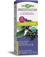 Nature's Way Organic Sambucus Elderberry Syrup, 4 fl. oz.