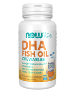 NOW Foods DHA Kids Fish Oil Chewable - 60 Softgels