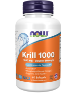 NOW Foods Krill 1000, Double Strength 1000 mg - 60 Softgels