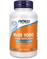 NOW Foods Krill 1000, Double Strength 1000 mg - 60 Softgels