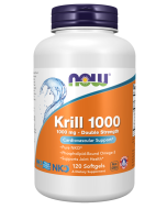 NOW Foods Krill 1000, Double Strength 1000 mg - 120 Softgels