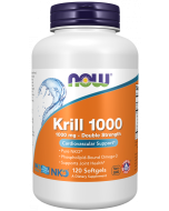 NOW Foods Krill 1000, Double Strength 1000 mg - 120 Softgels