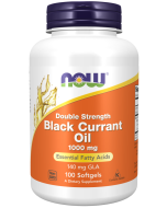 NOW Foods Black Currant Oil, Double Strength 1000 mg - 100 Softgels