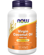 NOW Foods Virgin Coconut Oil 1000 mg - 120 Softgels