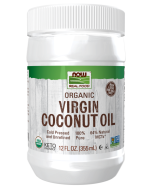 NOW Foods Virgin Coconut Cooking Oil, Organic - 12 fl. oz.