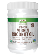 NOW Foods Virgin Coconut Cooking Oil, Organic - 20 fl. oz.