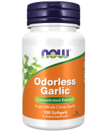 NOW Foods Odorless Garlic - 100 Softgels