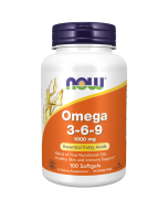 NOW Foods Omega 3-6-9 1000 mg - 100 Softgels