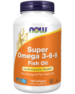 NOW Foods Super Omega 3-6-9 - 180 Softgels