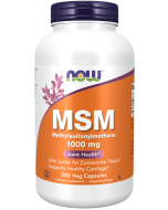 NOW Foods MSM 1000 mg - 240 Veg Capsules