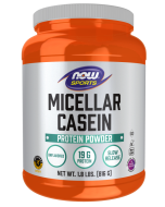 NOW Foods Micellar Casein, Unflavored Powder - 1.8 lbs.