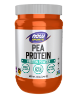 NOW Foods Pea Protein, Pure Unflavored Powder - 12 oz.