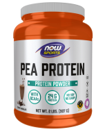 NOW Foods Pea Protein, Creamy Chocolate Powder - 2 lbs.