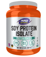 NOW Foods Soy Protein Isolate, Unflavored Powder - 2 lbs.