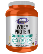 NOW Foods Whey Protein, Creamy Vanilla Powder - 2 lbs.